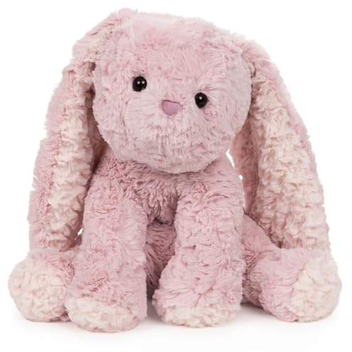 GUND Cozys Collection Bunny Stuffed Animal, Spring Decor, Plush Bunny for Ages 0 and Up, Pink, 10