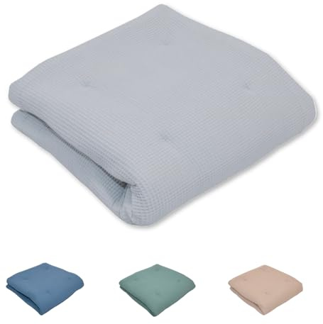 ULLENBOOM Krabbeldecke für Baby 100x100 cm - Dick und weich gepolstert | Außenmaterial: 100% Baumwolle, Alle Materialien OEKO-TEX zertifiziert, Made in EU, Schadstoffgeprüft und waschbar