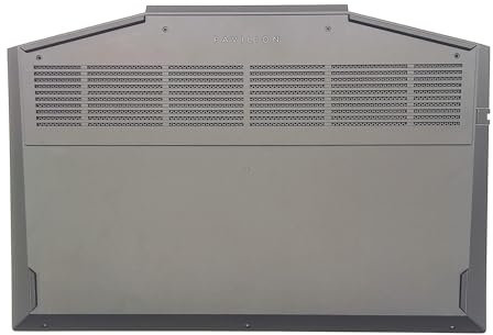 Replacement Bottom Case for HP Pavilion Gaming 15-DK 15T-DK Series Laptop Base Enclosure Lower Cover L56892-001 AP2K8000400 with Ghost White Logo