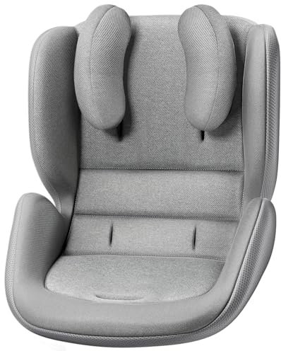 Innokids Baby Stroller Seat Liners Head Body Support Cushion Reversible Infant Liner Insert with Adjustable Pillow Fit Summer and Winter Use (Gray)