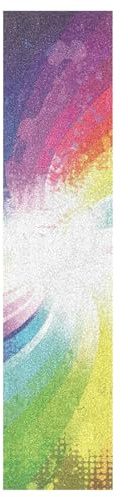 KAAVIYO Regenbogen-Windradkunst Skateboard Griptape Rutschfest Selbstklebend Longboard Griptapes Aufkleber Griffband 9x33in,44x10in(1pcs)