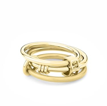 LIEBESKIND Ring LJ-1427-R-58 aus Edelstahl in gold