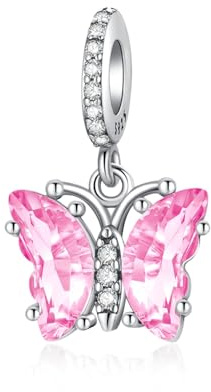 Alstiva Tiere Hase Vierblättriges Kleeblatt 925 Sterling Silber 5A Zirkonia Charm Anhänger für Armband Charm Bead Pendant für Europäische Armbänder Halsketten Schmuck Geschenk für Damen