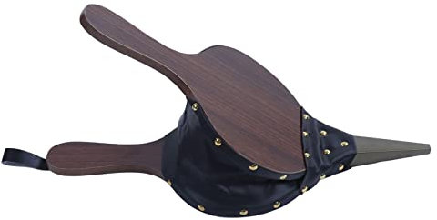 DriKou Fireplace Bellows, Hand Bellow Can be hung on the fireplace tool rack, Fire Blower suitable for barbecues campfires indoor fireplaces