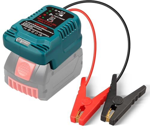 TPDL Batterie de démarrage pour Bosch Professional 18 V système GBA, Jump Starter compatible avec batterie Bosch 18 V GBA pour véhicules 12 V