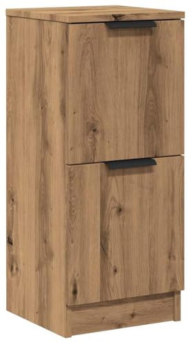 vidaXL Sideboard Artisan-Eiche 30x30x70 cm Holzwerkstoff, Schrank, Beistellschrank, Wohnzimmerschrank, Lagerschrank, Home-Organizer, Konsolenschrank