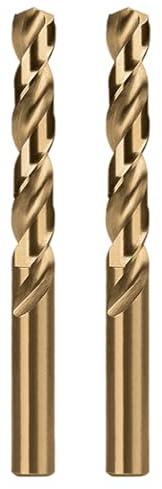 Misuyue 10mm/0.393 M35 Cobalt Drill Bits, 2pcs Metal HSS Twist Drilling Bit, Carbide Drill Bits suitable for Stainless Copper Plastic Hard Materials, Wood Drill Bit