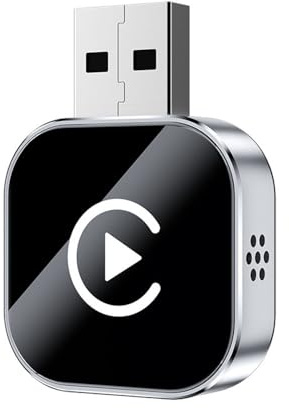 YiYunTE Adaptador Carplay Inalambrico, Carplay Coche y Car Play Inalámbrico Convierte Cable a Inalámbrico, Mini USB Wireless CarPlay Adapter Compatible iOS 10+ y Coches a Desde 2016