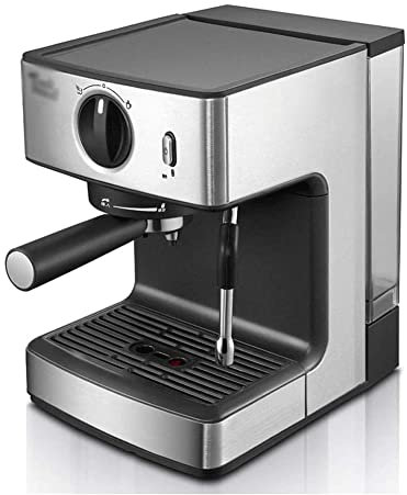 GKJHTED Cafetera de 15 Bares con espumador de Leche, inducción, Bomba Tradicional, cafetera Espresso con Bandeja de Goteo extraíble, depósito para c