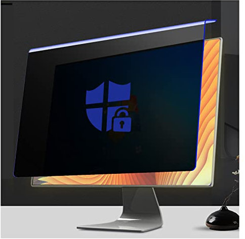 23-27 Inch Privacy Screen for Monitor Computer Screen Filter Blue Light Anti-peeping Film Anti-glare Hanging Type Anti-scratch Computer Privacy Protector Film / 23Inch/524x306mm(23Inch/524x306mm