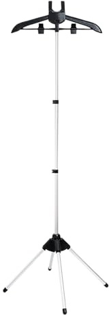 Renchey Perchero Colgador de Vapor,Soporte para Plancha De Mano - Soporte Ajustable Y Plegable para Máquina De Vapor De Ropa para Pantalones Abrigos Vestido De Novia En Apartamento