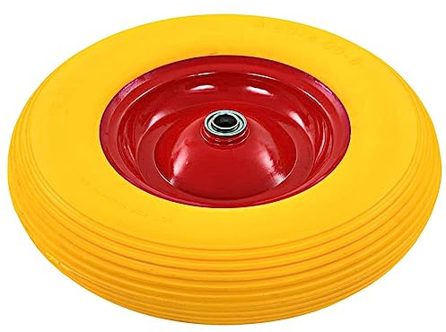 Generico Ruota per Carriola con ASSE in PU Solido 4.00-8 390 mm,Commercio e Industria,Movimentazione di Materiali,Elevatori e paranchi,Paranchi, Gru e carrelli-142980