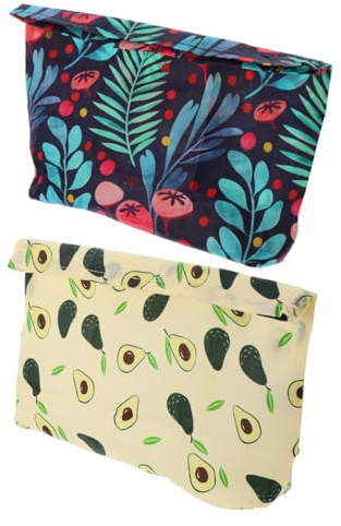 MAGICLULU Bolsa Reutilizable de Algodón Cera Natural de Abejas para Conservar Alimentos Frescos y Frutas, Adecuado para Uso Diario y Reducción de Desperdicio