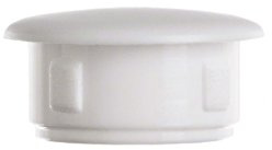 EMFA Plastic Hole Cover Caps 61 mm white – Push Fit Plugs for Furniture and Mounting Holes – 6,1 cm – Pack of 56