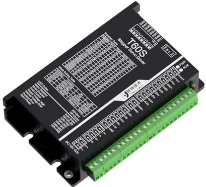Rtelligent Schrittmotor Treiber T60S Stepper Motor Driver Nema 23 24 Einfacher Servomotor-Controller mit geschlossenem Regelkreis 24-50 V DC