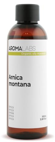 ORGANIC - ARNICA Infused Oil - 100mL - 100% Pure, Natural and Cosmos Certified - AROMA LABS (French Brand)