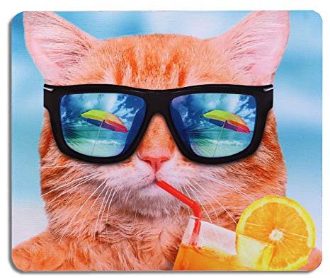 AOKSUNOVA Mauspad Klein Mousepad Maus pad mit Motiv | Mauspad mit Motiv, Kleines Mousepad 24 x 20 cm, Rutschfeste Unterseite für Gaming, Büro und Homeoffice