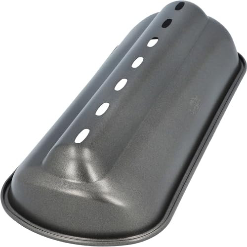 Birkmann, Backform für leckeren Stollen, Karbonstahl-Stollenbackhaube, 38 cm, mit Marken-Antihaftbeschichtung, Weihnachten