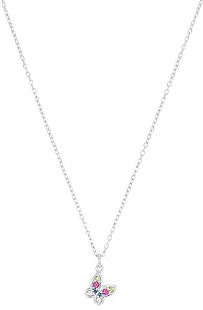 s.Oliver Halskette 925 Sterling Silber Mädchen Kinder Halsschmuck, mit Zirkonia synth., 37+3 cm, Silber, Kommt in Schmuck Geschenk Box, 2033912