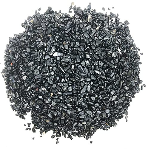 Gravier naturel en tourmaline noire 3-5 mm 50 g
