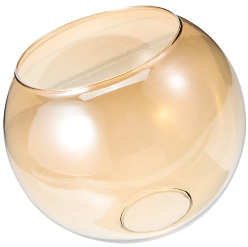 BESTonZON Glas-Lampenschirm, 150 mm, Bernstein