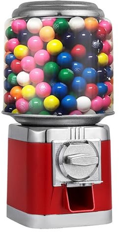 Süßigkeiten-Verkaufsautomat, Süßigkeiten-Automatenspender Mit Oberer Sicherheitsverriegelung Und Breitem Ausgang, 375 Kapazität Und 25–35 Mm Bonbondurchlass,360°-Drehung Sorgt Für Spaß,für Hause