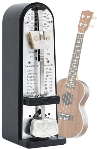 Guitarra metrónomo de piano, metrónomo mecánico de piano ruidoso metrónomo | Estudio Concierto Instrumento musical Practicando Accesorio de actuación para principiantes