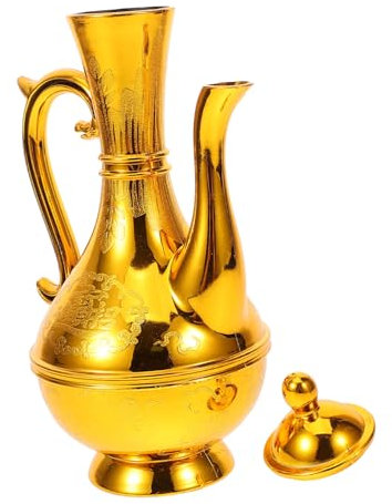 PartyKindom Carafe Théière Chinoise Décoration Bouddha Support Pot Présent Pichet Eau Carafe Intérieur Salon Temple Cadeau Collection