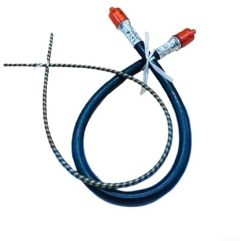 Jonikuper Tige d'entraînement flexible en métal de 88,9 cm, convient pour les tondeuses à dos, tondeuses, avec manchon en caoutchouc (tige flexible)