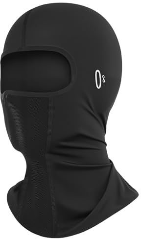 Cagoule D'été pour Homme et Femme, Sports D'extérieur Masque Complet, Tissu Coupe-Vent Respirant avec Trous pour Lunettes, Para Vélo Moto Cyclisme Résistant au Vent Respirant