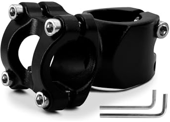 Wenyue Rennrad Fahrrad Vorbau 25,4mm Aluminiumlegierung für Mountainbike, MTB Vorbau 7 Grad Lenkervorbau 32/45mm Kurz Fahrradlenker für Fahrradvorbauten 28.6mm, Lenkervorbau Geeignet für Rennrad, BMX