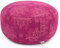 Bodhi Meditationskissen RONDO | Abnehmbarer Bezug aus 100% Baumwolle | Bio-Dinkelfüllung | Höhe 14-20 cm | Praktische Trageschlaufe | Maharaja Collection (Lotus/berry)