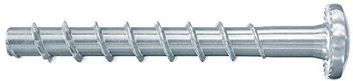 fischer UltraCut FBS II 6x40/5 large Panhead, leistungsstarke Betonschraube, Linsenkopfschraube, zur Befestigung in den Bereichen Sanitär, Heizung & Klima, galvanisch verzinkt, 100 Stk.