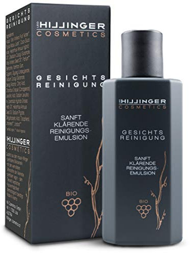 HILLINGER COSMETICS - BIO Gesichtsreinigung für ein strahlendes Hautbild - sanfte & vegane Naturkosmetik mit Bergquellwasser - entfernt Make-Up perfekt – BIO-Kosmetik aus der Kraft der Traube, 200 ml