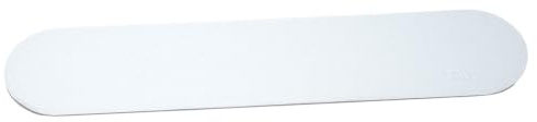 silwy® Metall-Leiste WHITE zum sicheren, platzsparenden Verstauen der Magnet-Gläser (25 cm // small) - rutschfeste Campinggläser, Boot- und Yachtzubehör