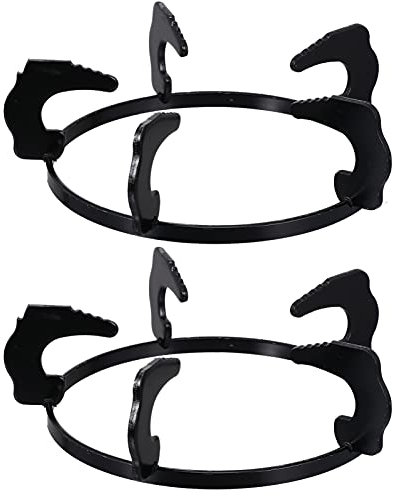 SOLUSTRE 2 Stücke Gasherd Aufsatz Gasherdkreuz Gasherdaufsatz Herdkreuz Pfanne Topfträger Reduzierstern Gas Gitter Wok Ring Support Aufsatzring für Zuhause Camping Gaskochfelder 20, 2 cm