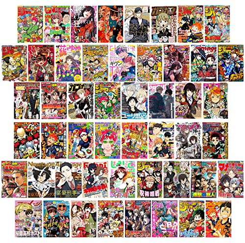 ZPPLD Anime Wandcollage Set,Wall Collage Kit,50 Stück ästhetisches Bilder,Anime Poster,Fotosammlung, Kunstposter für Wohnheim-Dekor, Wandkunstdrucke für VSCO Mädchen Jungen