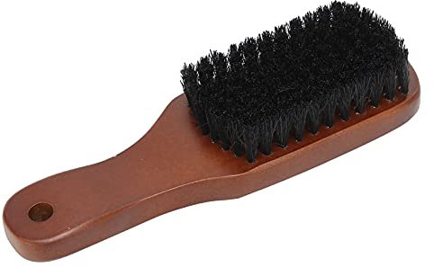 Spazzola per capelli con setole di cinghiale da uomo, Spazzola per capelli con barba per styling Spazzola per asciugatura della barba resistente all'umidità per la casa per capelli fini e