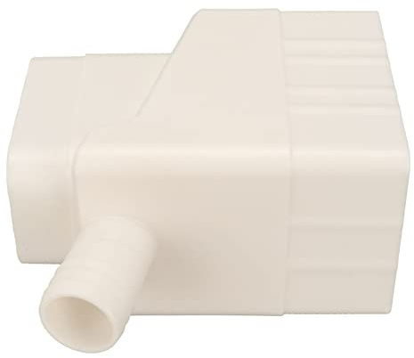 Naroote Recuperateur d Eau de Pluie, Récupérateur d'eau de Pluie Rectangulaire,Système Rectangulaire de Collecte des Eaux de Pluie Tuyau 40 Pouces pour l'irrigation de la Pelouse (Blanc)