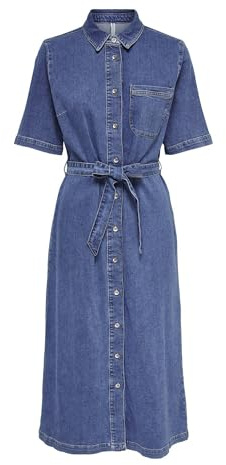 ONLY Female Jeanskleid ONLLANA Langes Kleid