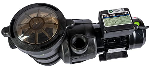 HST Profi Leis Poolpumpe 23 m3/Std, bis 90 m³ Beckengröße, 1500 W, Filterpumpe mit geringer Energieaufnahme zur Kostensenkung, Druckpumpe, Robuste Pool Pumpe mit Filter und Vorfilterfunktion