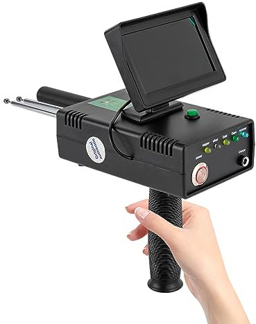 Metalldetektor,Metalldetektor Profi,Hand Metalldetektor Golddetektor Langstrecken Silber Kupfer Finder Handheld Metalldetektor Set Mit Led Anzeige Für Gold Silber Kupfer Edelsteine Diamond(1200M)