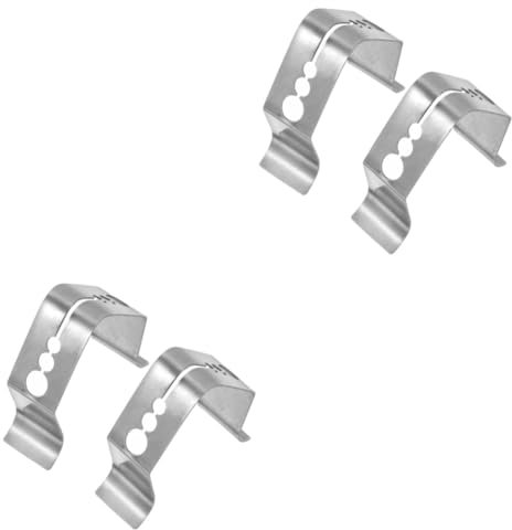 Alipis 4 Stück Sicherungsclip fleischklammer Fleisch Clip Raucher-Sonden-Clip grillfleisch thermometer Kaffeezubehör klemmbausteine Halter für Temperaturfühler Halter für Thermometersonde