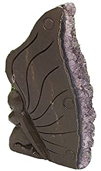 ICXLPMC 200g Tallado a Mano en Roca anfitriona Hada de Cristal de Amatista cruda, Inicio Colecciones