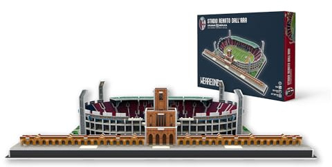 Pro-Lion Tiger Merchandising 3D Jigsaw Puzzle of Renato Dall'Ara Stadium - 112 Pieces | Home of Bologna Football Club | Serie A FC Football Gifts for Age 7+ | Hauptsitz des Bologna Football Club, Serie A FC, Fußballgeschenke