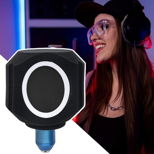 Pantalla Acústica para Micrófono Cubierta Insonorizante Antirruidos