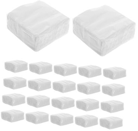 UTHCLO Serviettes En Papier Épaisses 60 Feuilles Par Paquet, 50 Paquets En Pâte De Bois Blanche, Mouchoirs Absorbants Doux Pour Hôtel Et Restaurant, Usage Unique Pour Fêtes Et Événements