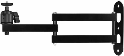 Universal Projector Wall Mount Bracket - Full Motion with 360° Rotation, Flexible Arm, Foldable Design - Ideal for Projector Installation