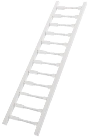 ERINGOGO Scale Miniature Wooden Ladder for Dollhouse Easy Assembly Step Ladder for DIY Craft Projects Micro Landscape Decor Accessory for Pretend Play and Collectible Display
