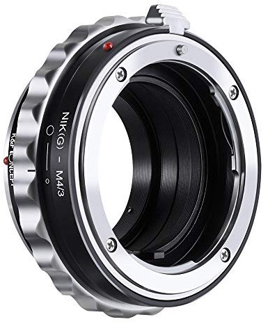 K&F CONCEPT AI(G) to M4/3 Lens Mount Adapter with Aperture Control Ring, Compatible with Nikon G/F/AI/AF-S Mount Lens and Compatible with Micro 4/3 MFT Mount Cameras